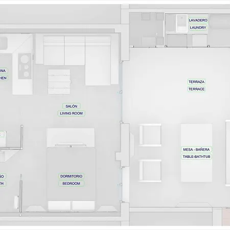 Iron House - Penthouse With Bathtub In Golden Mile & Bridge *